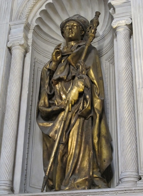 San Ludovico dAngò - bronzo dorato - Donatello