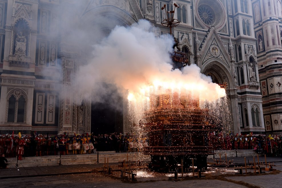 Firenze Scoppio del Carro 2016 4