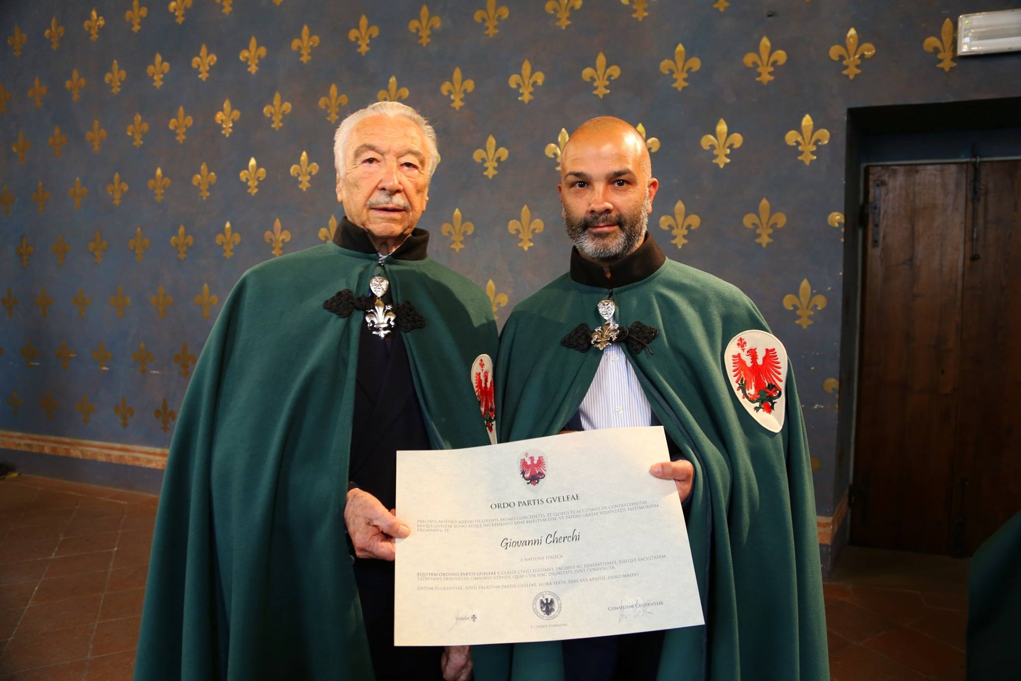 Parte Guelfa - investiture 3 diploma Cherchi