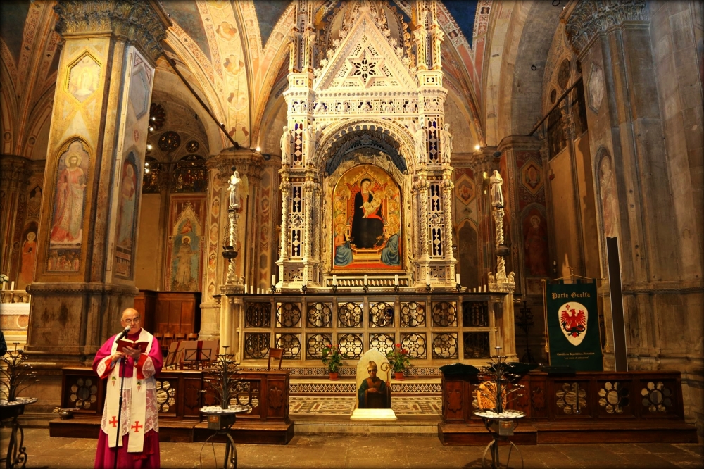 Parte Guelfa - veglia delle armi 1 san ludovico di tolosa in orsanmichele vasco giuliani