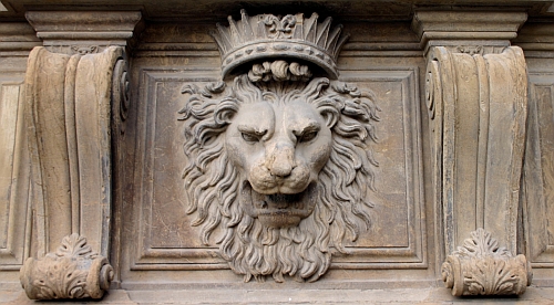 Marzocco leoni palazzo Pitti