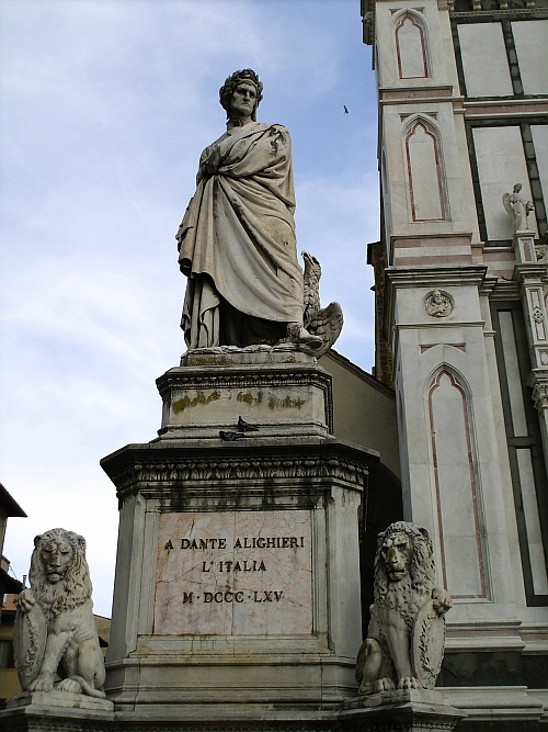 marzocco statua dante alighieri santa croce