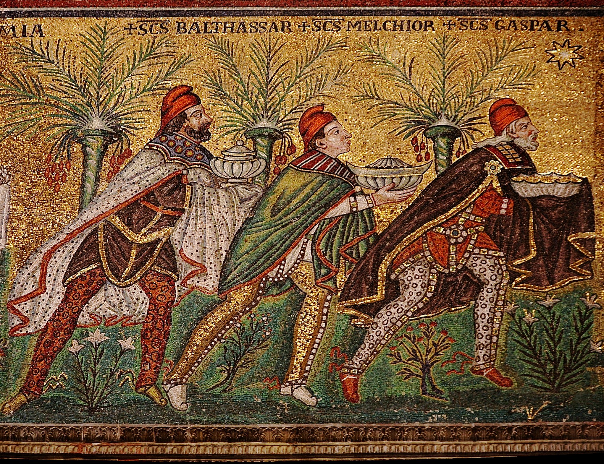 Parte Guelfa Santi Re Magi mosaici Ravenna