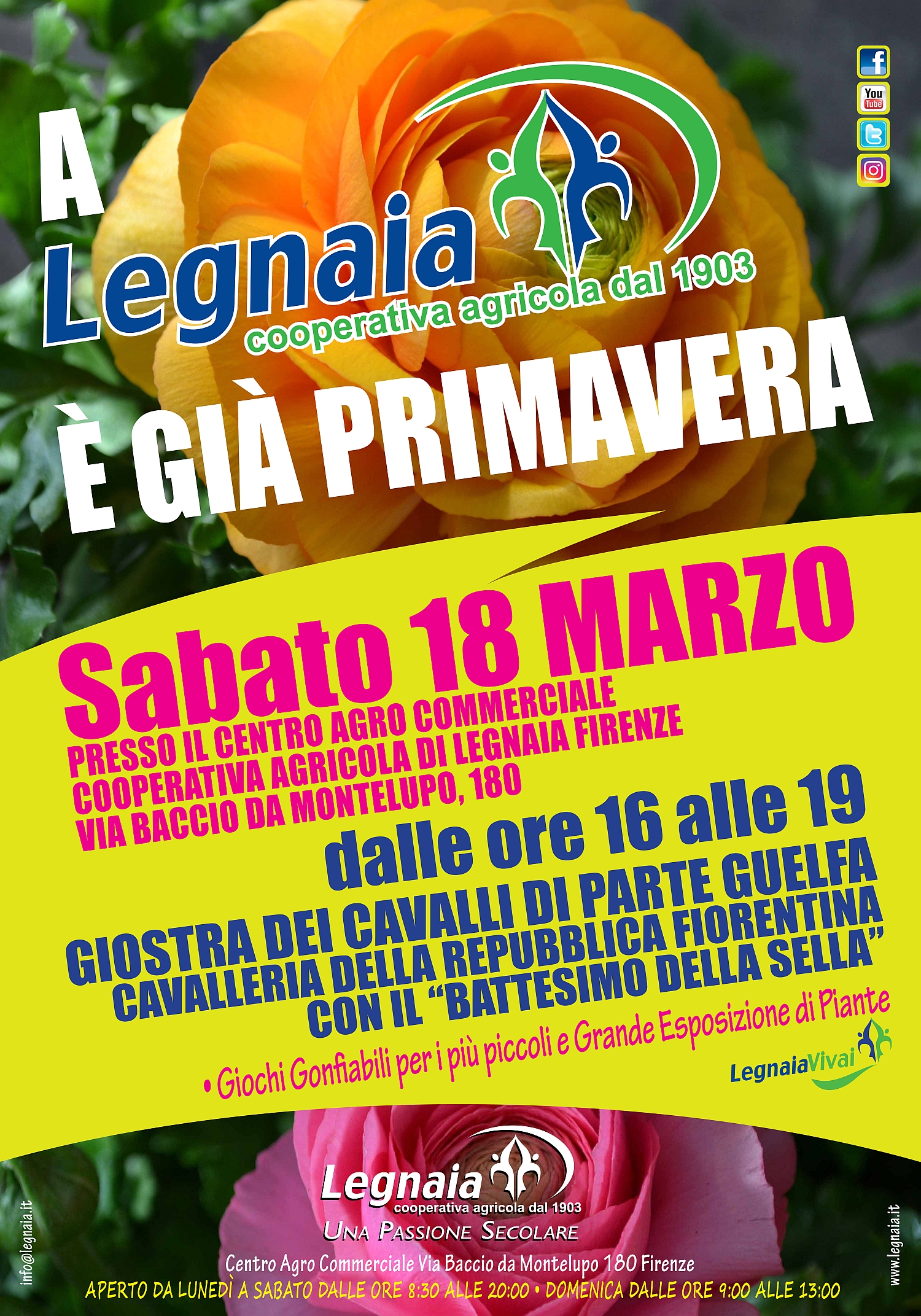 Parte Guelfa legnaia manifesto primavera 18 marzo 2017