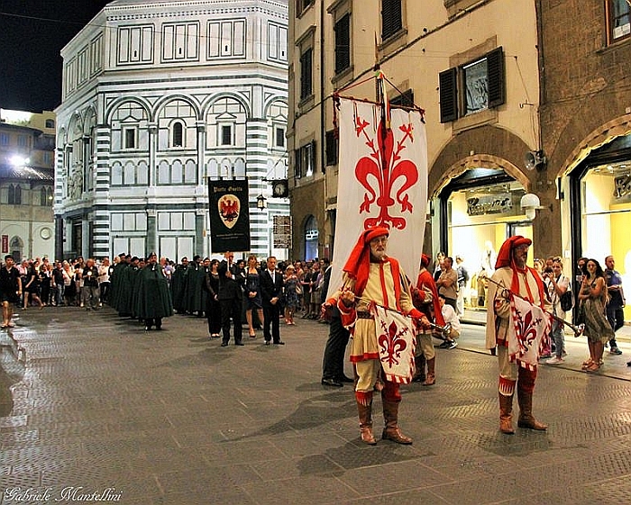 Parte Guelfa Corpus Domini 2017 1 via larga battistero firenze