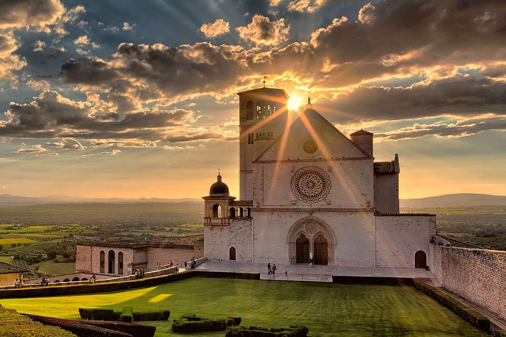 Parte Guelfa Assisi basilica superiore pellegrinaggio 2017