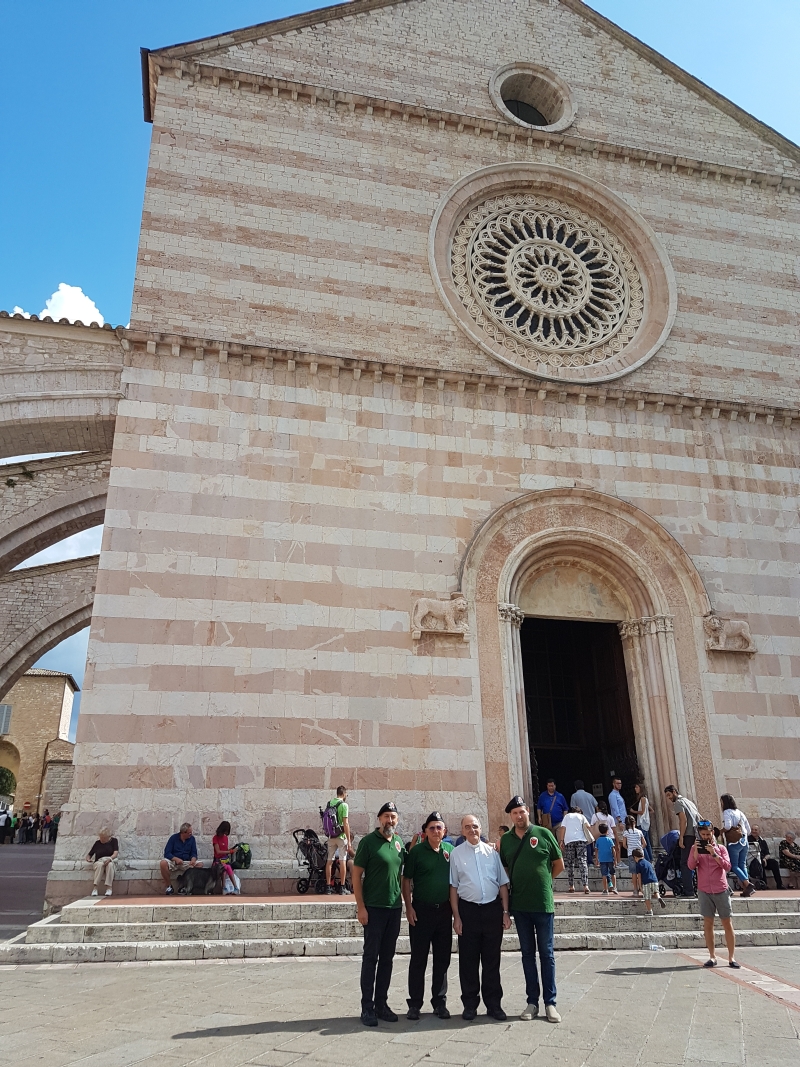 Parte Guelfa Assisi Pellegrinaggio 2017 Basilica Santa Chiara Andrea Claudio Galluzzo Alberto Bellini Mons. Vasco Giuliani Dimitri Caciolli