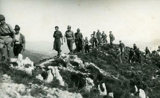 Parte Guelfa partigiani guelfi cattolici in montagna alpini 1945