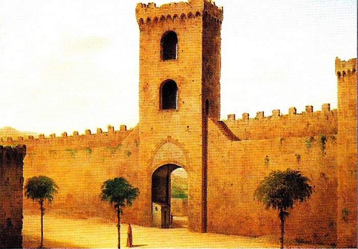 Parte Guelfa Porta Guelfa ritratta da Fabio Borbottoni alla metà del XIX secolo