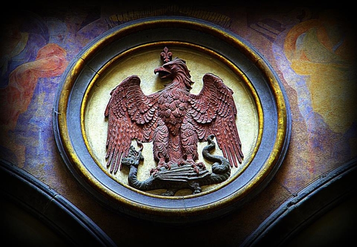 Parte Guelfa stemma primo cortile Arnolfo di Palazzo Vecchio
