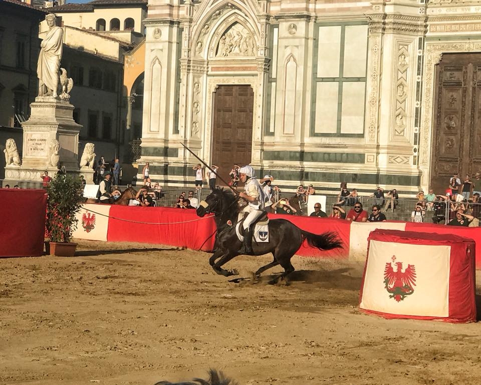 Parte Guelfa Giostra del Giglio 2018 Bianchi di Santo Spirito Alessandro Culatore