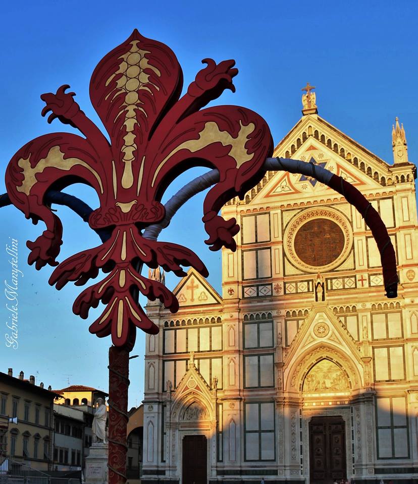 Parte Guelfa Giostra del Giglio 2018 Piazza Santa Croce macchina del giglio